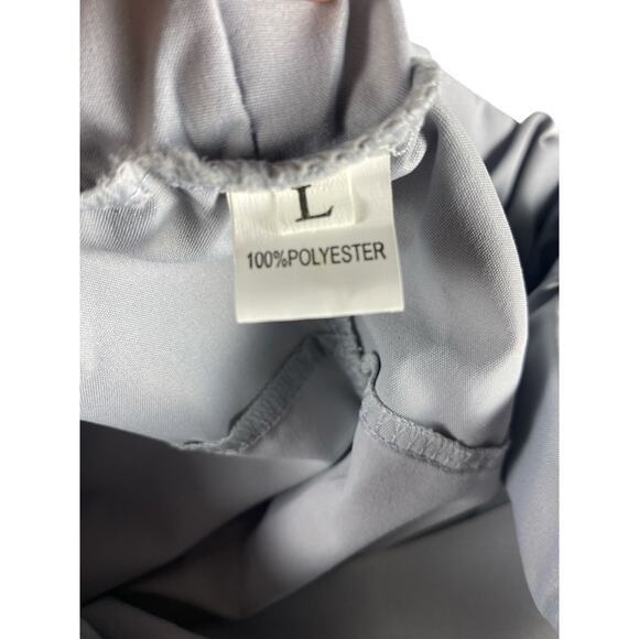 Women's Gray lounge shorts with drawstring waist size Large - Picture 5 of 5